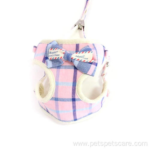 Latest design fashionable popular plaid dog harness